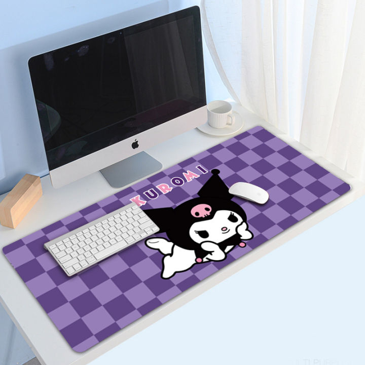 ร้อน-sanrio-kurome-ทางลัดแผ่นรองเมาส์แผ่นโต๊ะน่ารักการ์ตูนนิเมชั่นแป้นพิมพ์แผ่นนักเรียนเกมโต๊ะ-pad