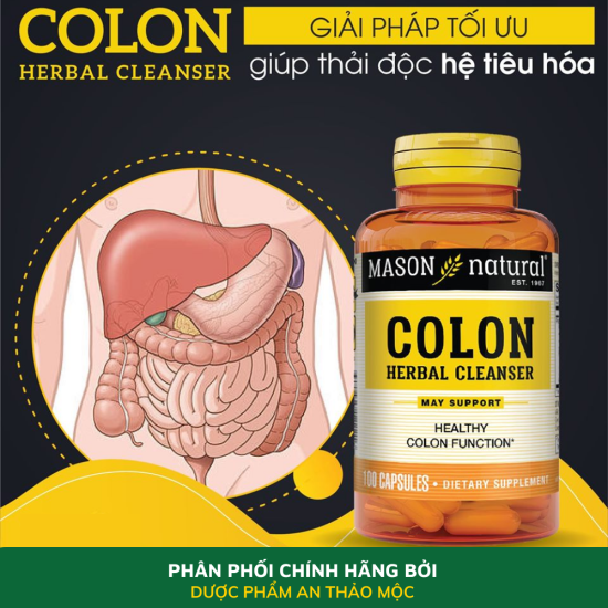 Viên uống mason natural colon herbal cleanser giúp giảm các triệu chứng - ảnh sản phẩm 6