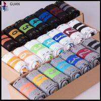 GUAN 7pairs ใหม่ แฟชั่น มาก ฝ้าย ลูกทีม ข้อเท้า ถุงเท้าสัปดาห์