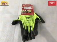 Milwaukee ถุงมือกันบาดระดับ 3 Size M - Cut Level 3 Hi-Vis รุ่น 48-73-8931  ถูกที่สุด