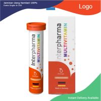 Interpharma Multivitamin Orange 20s - วิตามินรวม รูปแบบเม็ดฟู่ละลายน้ำ 1 หลอด บรรจุ 20 เม็ด ..,.,,