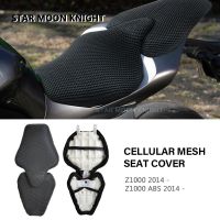 Motorcycle Accessories Anti-Slip 3D Mesh Fabric Seat Cover Breathable Waterproof Cushion Fit For Kawasaki Z1000 Z 1000 ABS 2014-