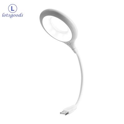 Study Laptop Night Lights LED Flexo Ring Lamp Eye Protection Desk PC Lighting Tool USB Charging