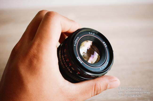 ขายเลนส์มือหมุน-phenix-50mm-f1-7-สภาพสวย-ของใหม่มือหนึ่งไม่เคยเเกะใช้งาน-ใส่กล้อง-sony-mirrorless-ได้ทุกรุ่น