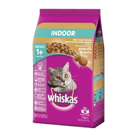 Whiskas อาหารแมววิสกัส แบบเม็ด แมวโต 1+ ปี สูตรแมวโตเลี้ยงในบ้าน