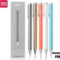 {New heat}KuLe✍ ปากกาเจลเพ็นปากกาเซ็นชื่อโลหะ Deli Xiaomi,หมึกเจลปากกาเซ็นชื่อ9.5มม. ปากกาเขียนเส้นเรียบ MiKuni สีดำสีน้ำเงิน OEM ญี่ปุ่น
