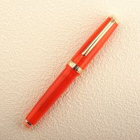 ﹍﹍☇ Luxury Jinhao 82 Fountain Pen Transparency Acrylic Pen Spin Golden EF F Nib Business Office School Supplies Writing Ink Pen