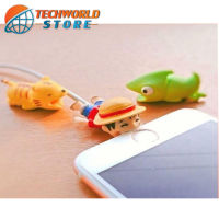 ตัวถนอมสายชาร์จ USB รูปการ์ตูนสัตว์ ป้องกันสายขาด คละลาย  BY  TECHWORLD STORE