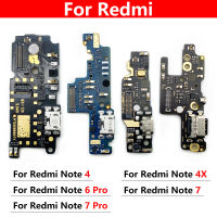 10ชิ้น100 Asal Baru untuk Redmi Nota 5 4 4X 6 7 Pro USB Pengecas Lembaga Port Penyambung Dok Mengecas Kabel Flex