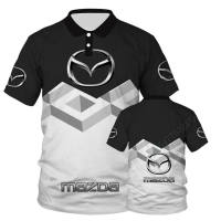 2023 new design- Mazda polo-Mazda high quality full sublimation polo shirt001