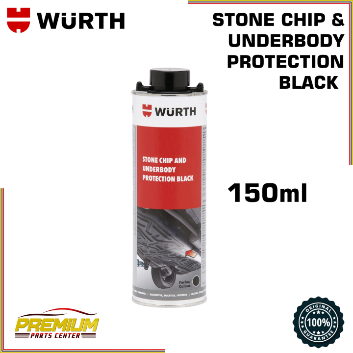 WURTH Stone Chip and Underbody Protection Black Undercoat 1 Liter ...