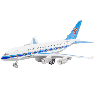 Simulation A380 Southern Airlines Alloy Aircraft Childrens Voice Decoration Toys Model Acousto-Optic Warrior Passenger Aircraft