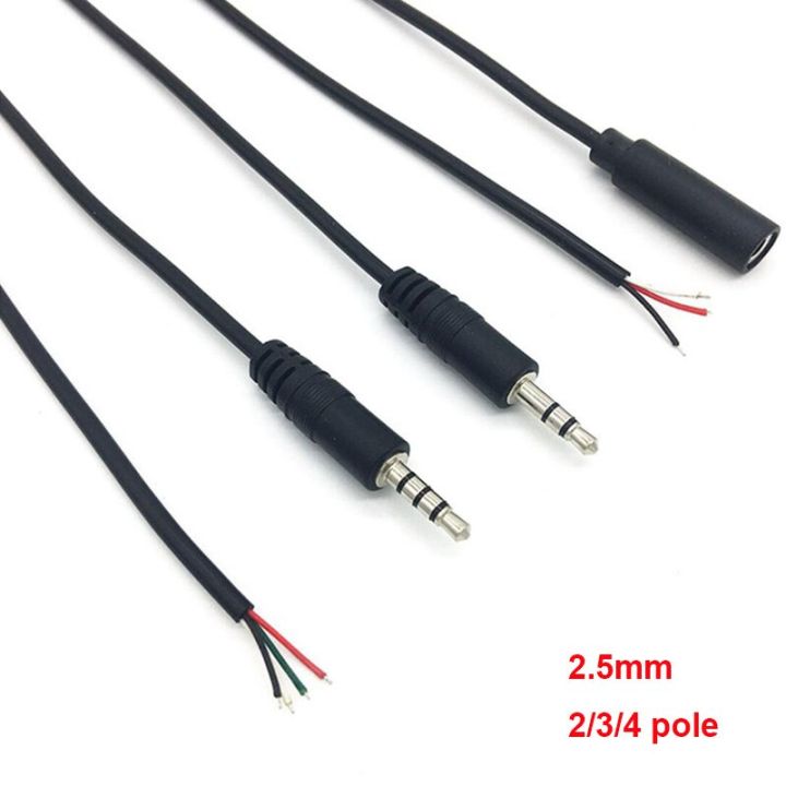30cm-1m-3-5mm-dc-female-male-stereo-aux-extension-connector-cable-3-pole-4-pole-jack-diy-earphone-headphone-repair-wire-cord-diy-watering-systems-gard