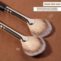 Loose Powder Brush Makeup Brush Black Handle Blush Face Brush Powder Highlighter Soft Brush Beauty Brush Tools Makeup Partial Q7H5