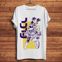 ญี่ปุ่นอะนิเมะ Fooly Cooly FLCL ตลก T ชายเสื้อใหม่สีขาวสบายๆแขนสั้น Tshirt Homme Manga Unisex Streetwear เสื้อยืด