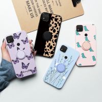 (Phone case)สำหรับ Xiaomi R Edmi 9C NFC กรณีซิลิโคนดอกไม้ TPU ปกกรณีโทรศัพท์สำหรับ R Edmi 9C 9 C Redmi9C NFC 2020ผู้ถือแหวนแม่เหล็ก F Undasเคสและซองมือถือ