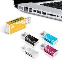 [สุดฮอต] ตัวอ่านการ์ดไมโครการ์ดรีดเดอร์ SD แฟลชที่เก็บข้อมูล USB การ์ดแบบ4 In 1ที่มีสีสันสำหรับหน่วยความจำ Pro Duo Micro Sd/t-flash/M2 /Ms อแดปเตอร์ SD การ์ด