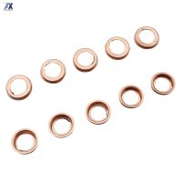 ✾❃✲ 10PCS Metal Oil Drain Plug Crush Washers Gaskets 11026-01M02 For Nissan 370Z/Cube Altima Infiniti Oil Drain Plug Crush Washer