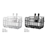 Bike Wire Basket Bicycle Frame Basket with Handles Bike Front Cargo Basket for Women Pet Carrier Cycling Bike Accessories