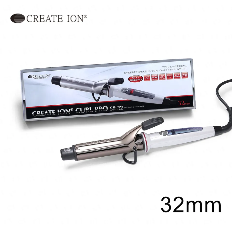 Japan Original CREATE ION CURL PRO 26/32/38mm LCD Display Instant