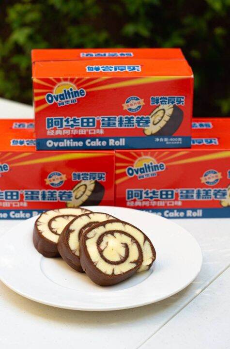 เค้กโรลโอวัลติน-soft-roll-ovaltine-สินค้าใหม่-พร้อมส่ง-นำเข้าจากจีน