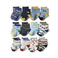 12pairLot Cartoon Childrens Socks Baby Non-slip Floor Short Socks1-3Years