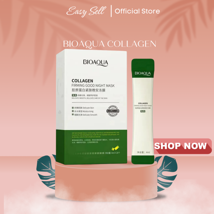 Bioaqua Collagen Firming Sleeping Mask Oil Control Hydration Declicate