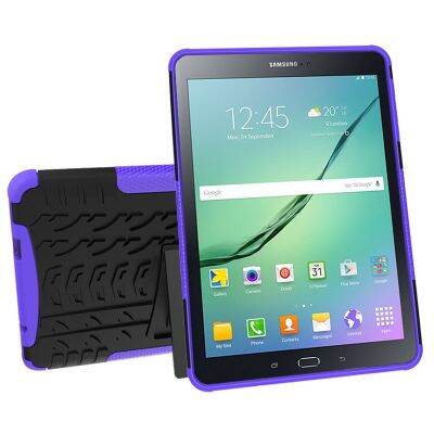 Casing Tablet สำหรับซัมซุงกาแล็กซีแท็บ S2 9.7 SM-T810 SM-T815ฝาครอบกันกระแทกเคสป้องกันแบบไฮบริดแท็บเล็ตเต็มรูปแบบป้องกัน PC TPU แท็บเคสสำหรับ Galaxy S 2 SM-T813N 9.7นิ้ว SM-T819N