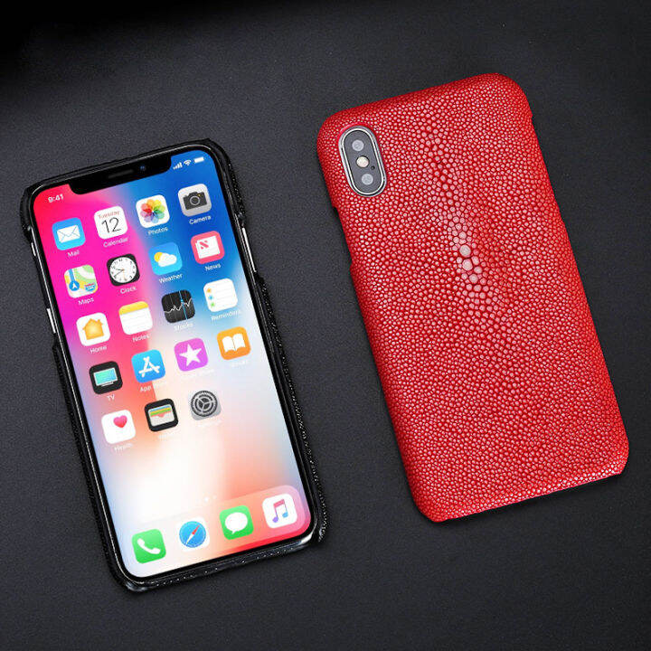 หรูหราของแท้-stingray-หนังเคสศัพท์สำหรับ-apple-x-xs-13-mini-12-11-13-14-pro-max-xr-xs-max-6s-7-8-plus-se-2020ฝาครอบ