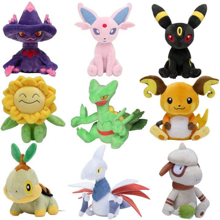 ตุ๊กตาของเล่นตุ๊กตา-aipom-celebi-umbreon-eevee-tortra-espeon-perrserker-แบบดั้งเดิมตุ๊กตามอนสเตอร์อะนิเมะ