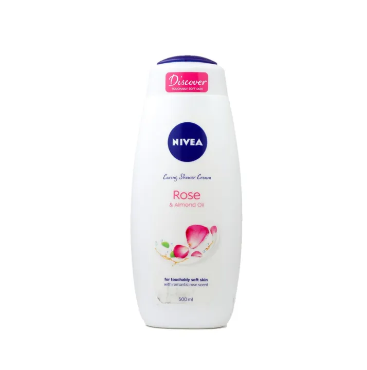 NIVEA Body Wash, Bath Rose & Almond Oil Body Wash, 500ml Lazada PH