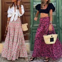 【CC】✑  And Skirt Female Loose Streetwear Beach Floral