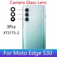 For Motorola Moto Edge S30 Rear Back Camera Lens Glass Cover Replacement Repair Parts With Adhesive Sticker XT2175 2