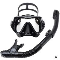 A Diving Mask Snorkel Professional Scuba Diving Masks Snorkeling Set Adult Silicone Skirt Snorkeling Mask Diving Mask Goggles