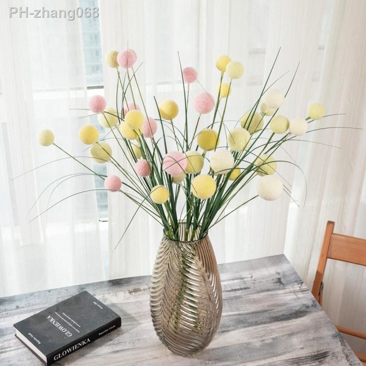 2-5pcs-72cm-taraxacum-single-branch-imitation-flower-home-decoration-pink-green-white-taraxacum-tabletop-decor-fake-flowers