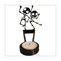 Funny Shadow Candle Holders,Halloween Home Decor Centerpiece Candleholder Tabletop Decorative Candle Stands