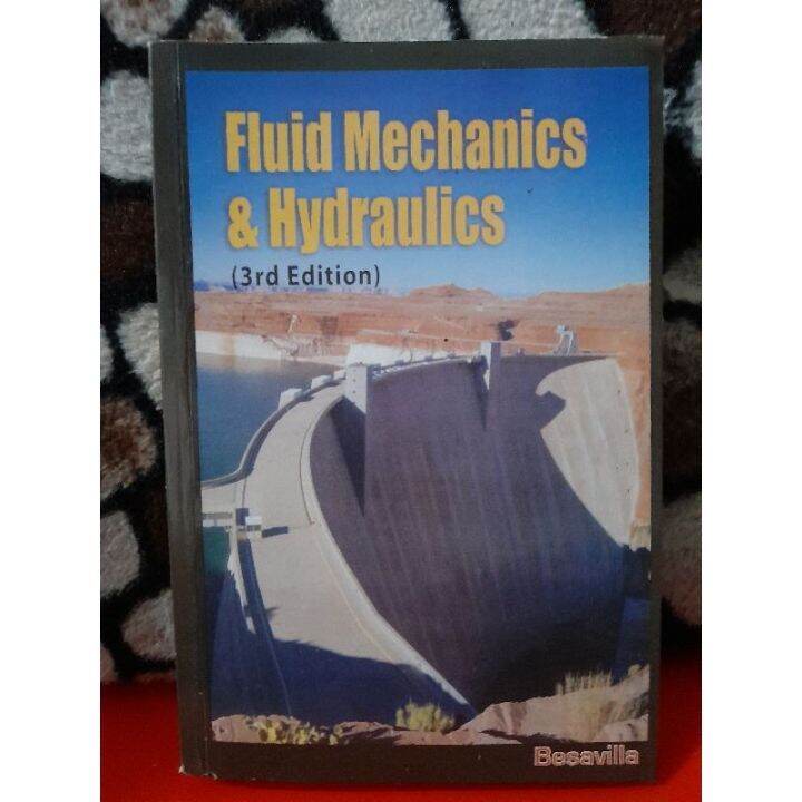 FLUID MECHANICS HYDRAULICS (3rd EDITION) by BESAVILLA Lazada PH