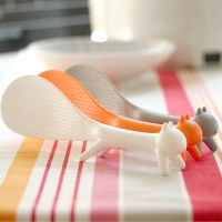 ❇▪ Rice Spoon Scoop Squirrel Non Stick Lovely Kitchen Supplie Soup Ladle Tableware Dinnerware Paddle Meal Spoon Cooking TooL KC1016