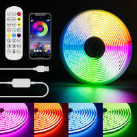 PAUTIX 5โวลต์ USB RGB ซังหลอดไฟ LED Strip บลูทูธ APP ควบคุม816LEDs ความหนาแน่นสูงที่มีสีสันเชิงเส้นเทปทีวีแสงไฟ *