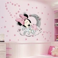 Disney Mickey Minnie wall sticker for kids room living room bedroom wall PVC decoration Movie Poster