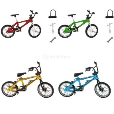 BolehDeals 4x 1:24 Miniature Alloy Finger Bike Bicycle Diecast Model Desk Gadget Toy