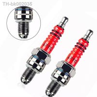 ☞☍☏ Racing 3 Electrode 10mm Spark Plug A7TC Fits For GY6 50CC 110CC 125CC 150CC ATV Scooter Dirt Bike Go Kart Motorcycle Accessories