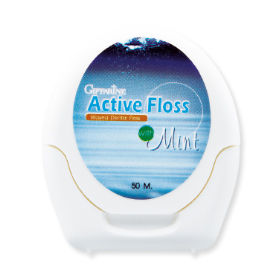 ไหมขัดฟัน แอคทีฟ ฟลอส เคลือบขี้ผึ้ง รสมินท์ Active floss waxed dental floss