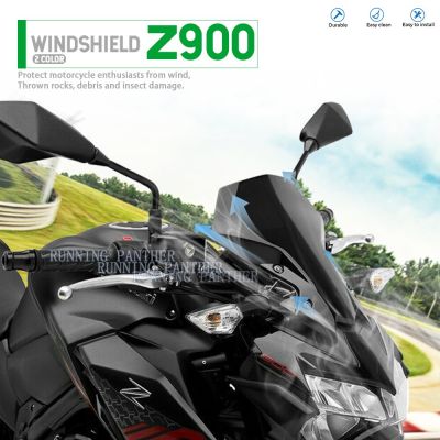กระจกรถจักรยานยนต์แผ่นเบนทางมอเตอร์ไซค์2สีเลนส์ที่ปิดกระจกรถสำหรับ Kawasaki Z900 Z650 Z 900 650 2020 2021 - Cover