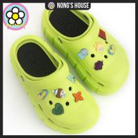 Nongs House-** พร้อมส่ง **[jibbitz] อุปกรณ์เสริมรองเท้า สำหรับ crocs รูปแบบการ์ตูนน่ารัก