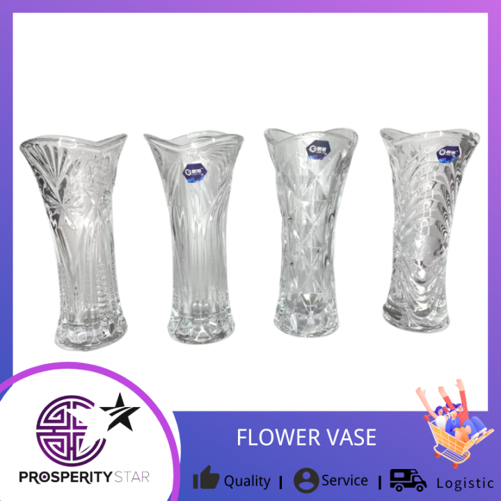 PRECIOUS STAR [1PC] Flower Vase Glass Vase Crystal Vase Decorative Vase