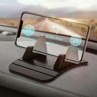 Car Silicone Holder Anti-slip Mat Pad Dashboard Stand Mount For Phone GPS Bracket For iPhone Samsung Xiaomi Universal iPhone12 Car Mounts