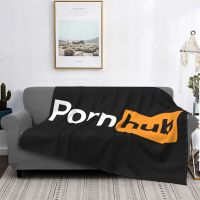 [High-end blanket] พิมพ์ลาย3D ผ้าห่มโลโก้ Pornstar ผ้าห่มผ้าสักหลาดนุ่มสบายใช้ในผ้าห่มของขวัญสำหรับโซฟาบ้านห้องนอน