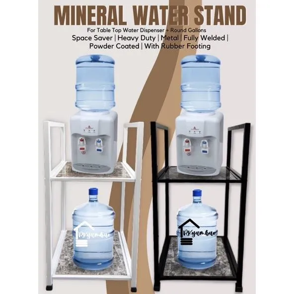 Mineral Water Stand For Table Top Water Dispenser Round Gallons