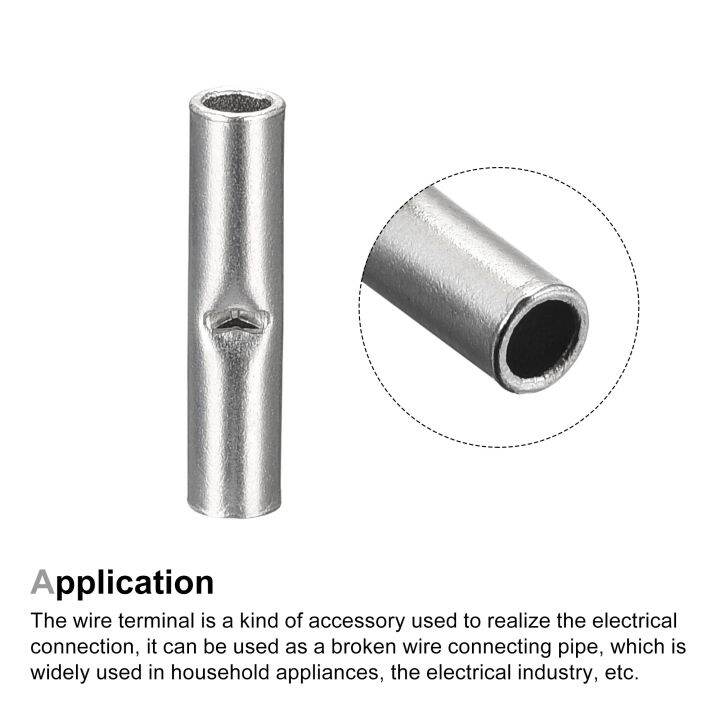 yf-100-200pc-non-insulated-butt-splice-wire-ferrules-electrical-cable-terminal-bare-tinned-crimp-22-10awg